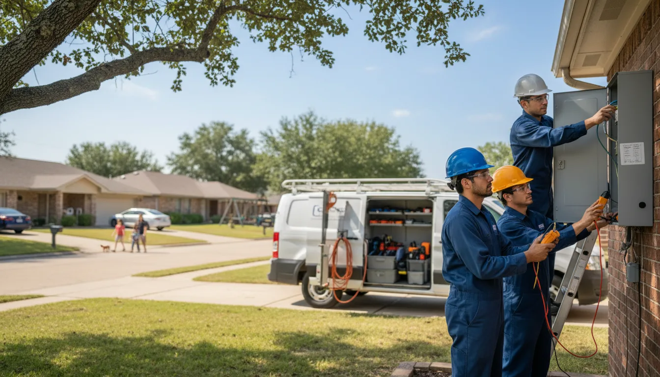 Certified electrician providing emergency electrical services in Whiting, IA